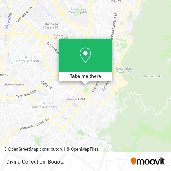 Divina Collection map
