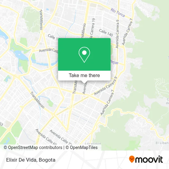 Elixir De Vida map