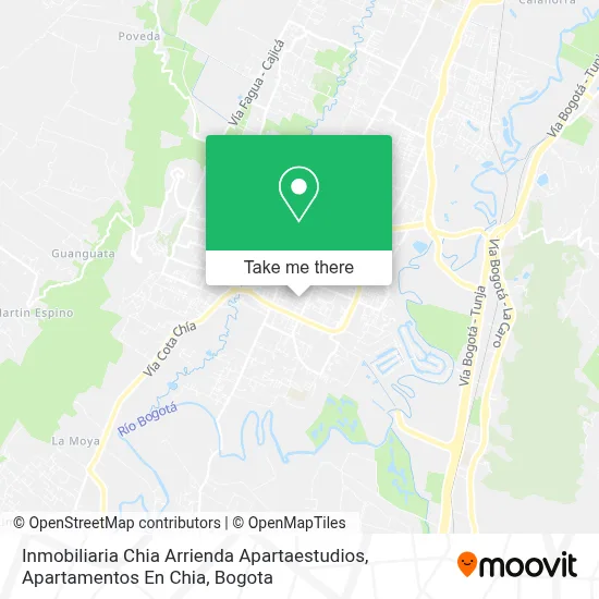 Inmobiliaria Chia Arrienda Apartaestudios, Apartamentos En Chia map