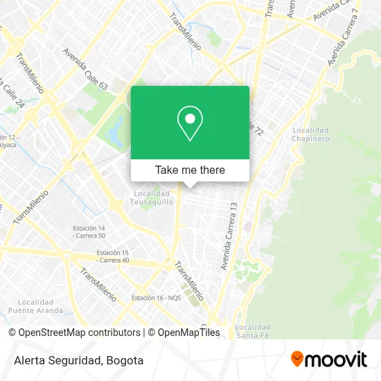 Alerta Seguridad map