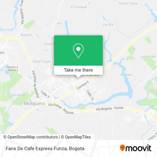Fans De Cafe Express Funza map