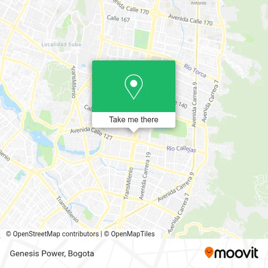 Genesis Power map