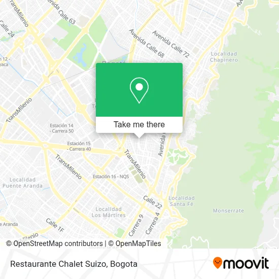 Restaurante Chalet Suizo map
