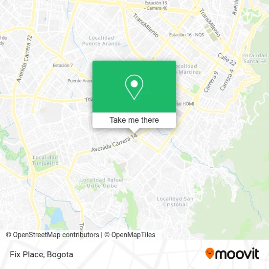 Fix Place map