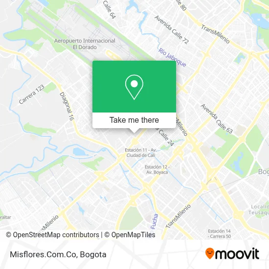 Misflores.Com.Co map