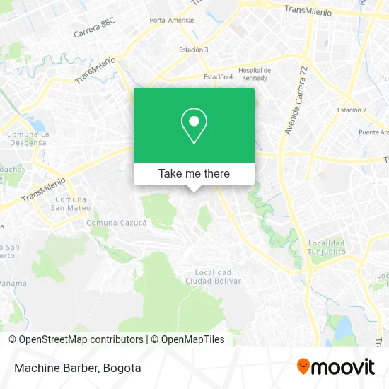 Machine Barber map