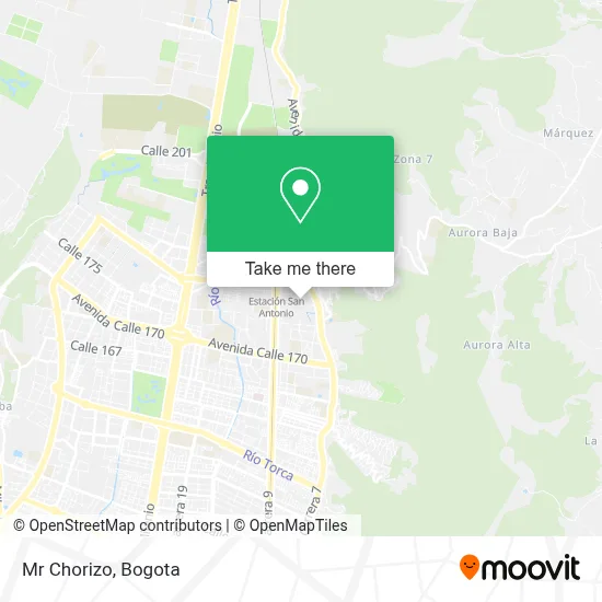Mr Chorizo map