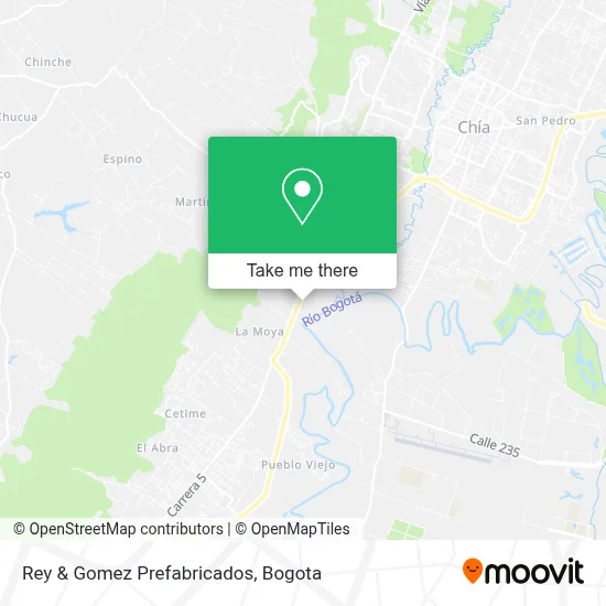 Rey & Gomez Prefabricados map