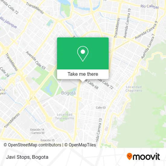 Javi Stops map