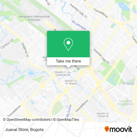 Juaval Store map