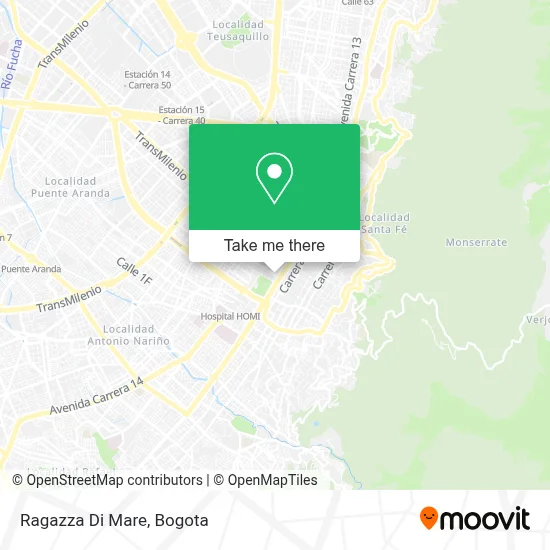 Ragazza Di Mare map