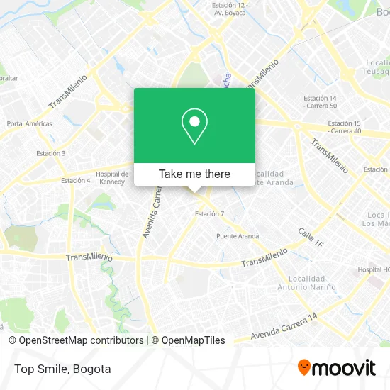 Top Smile map