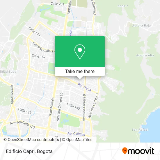 Edificio Capri map