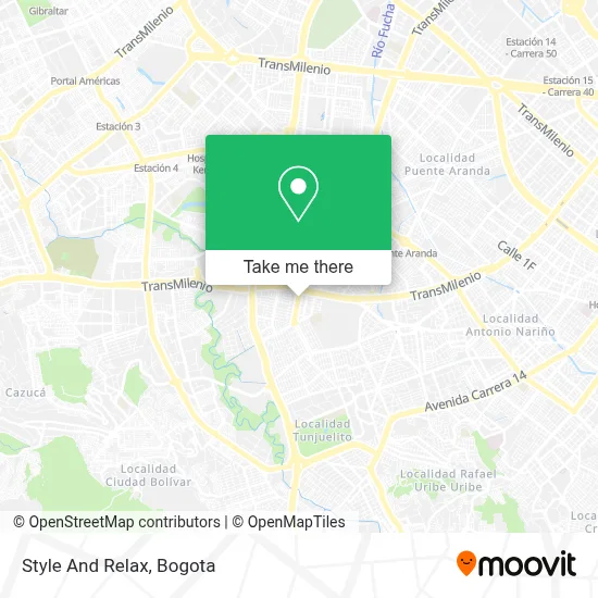 Style And Relax map