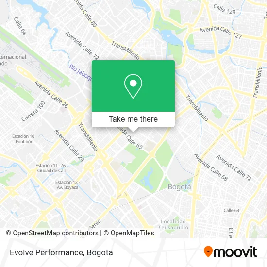 Evolve Performance map