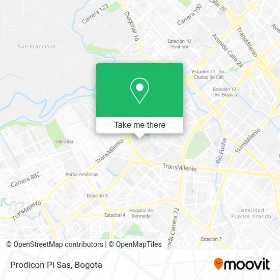 Prodicon Pl Sas map