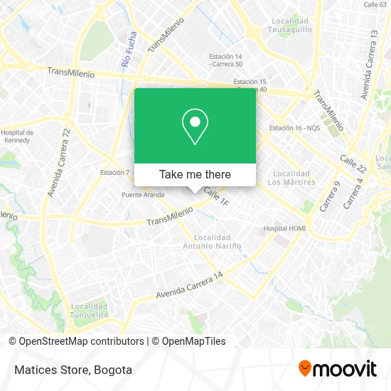 Matices Store map