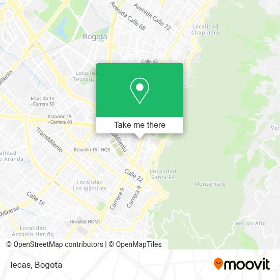 Iecas map