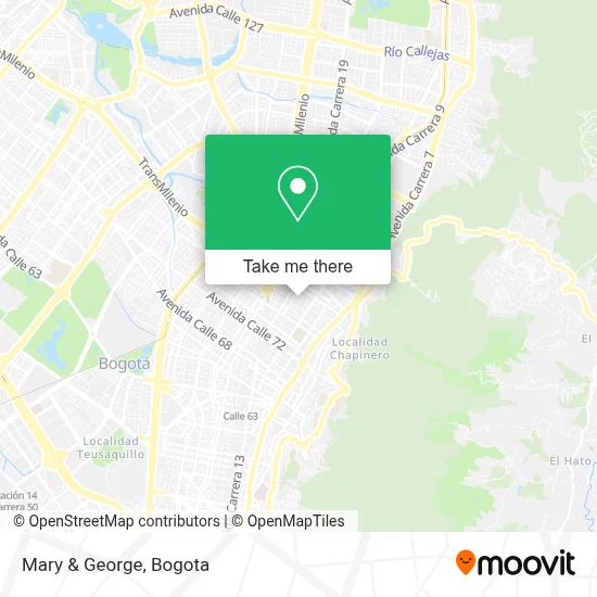 Mary & George map