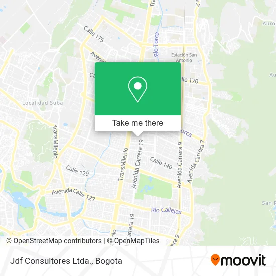 Jdf Consultores Ltda. map