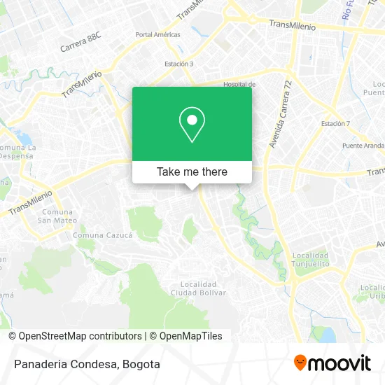 Panaderia Condesa map