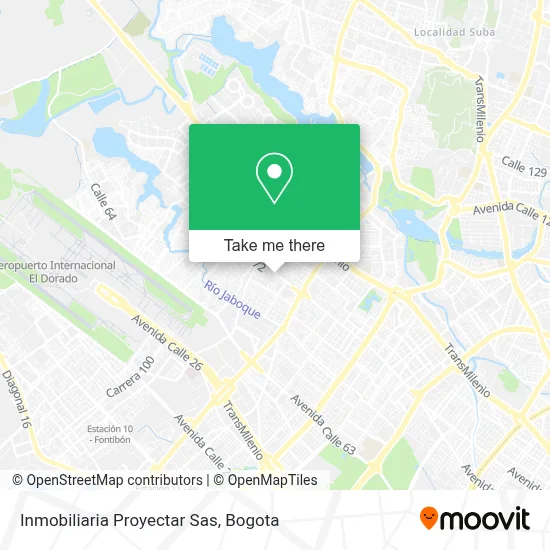 Inmobiliaria Proyectar Sas map