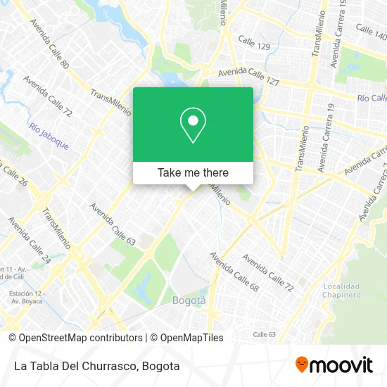 La Tabla Del Churrasco map