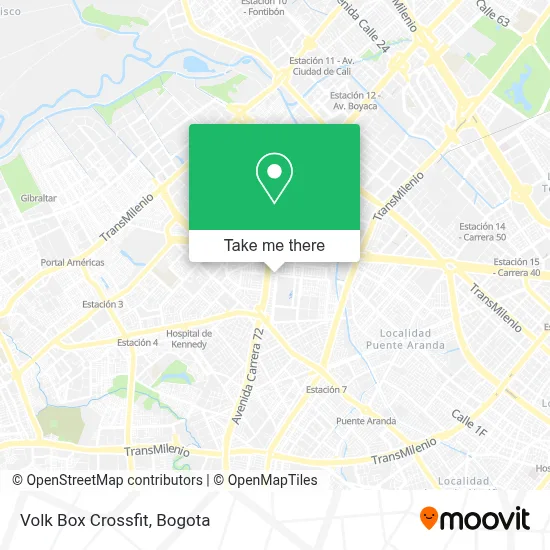 Volk Box Crossfit map