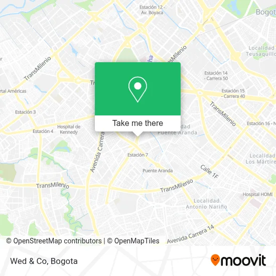 Wed & Co map