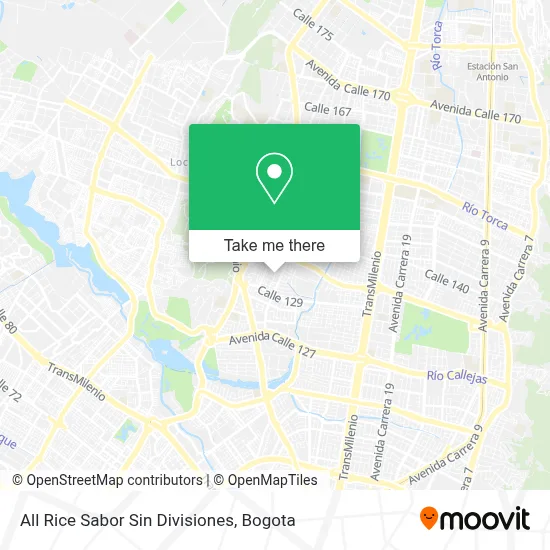 All Rice Sabor Sin Divisiones map