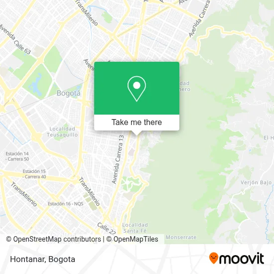 Hontanar map