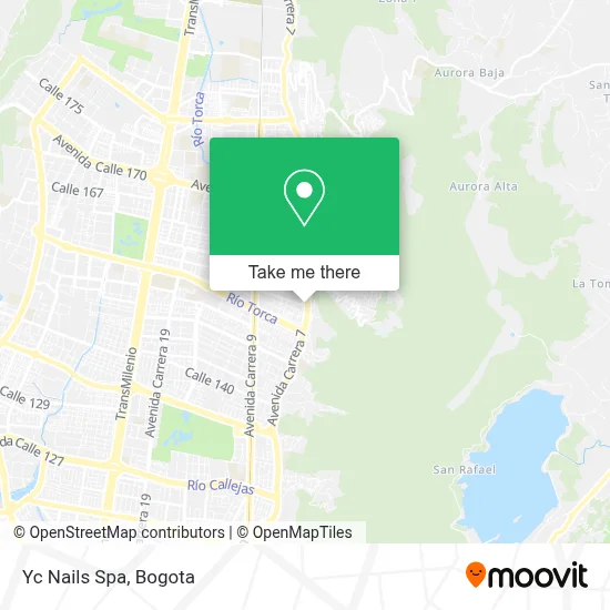 Yc Nails Spa map