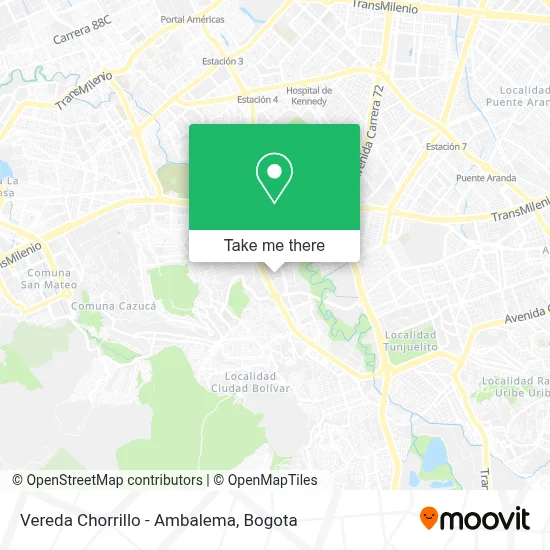 Vereda Chorrillo - Ambalema map