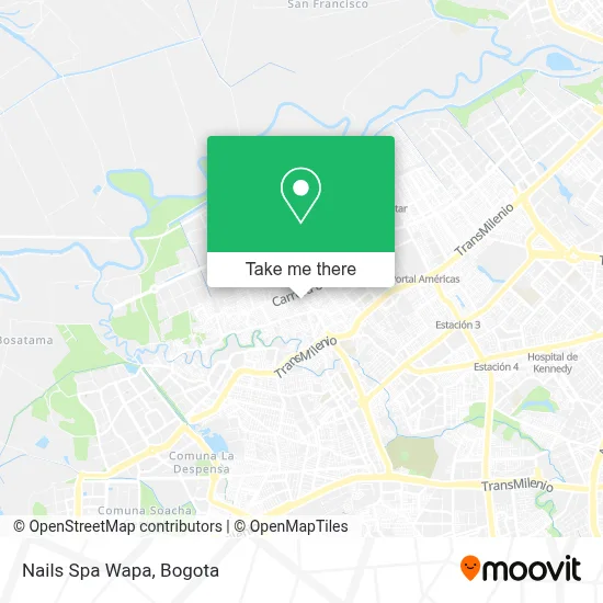 Nails Spa Wapa map