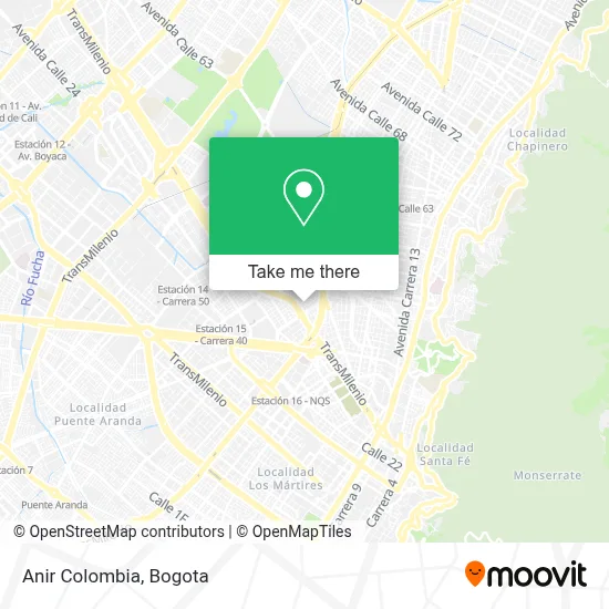 Anir Colombia map