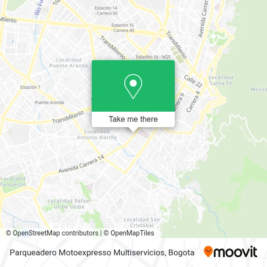 Parqueadero Motoexpresso Multiservicios map