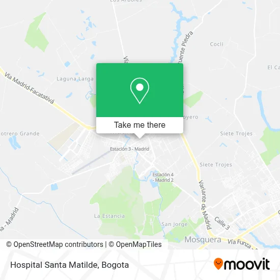 Hospital Santa Matilde map