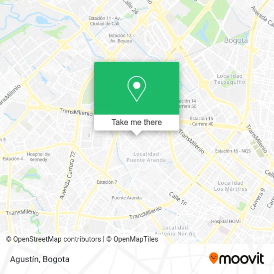 Agustín map