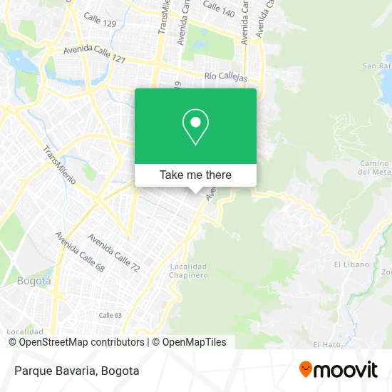 Parque Bavaria map