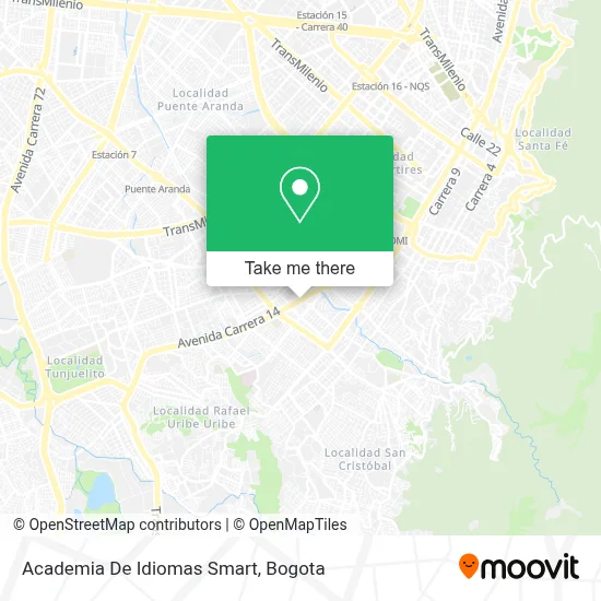 Academia De Idiomas Smart map