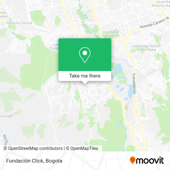 Fundación Click map