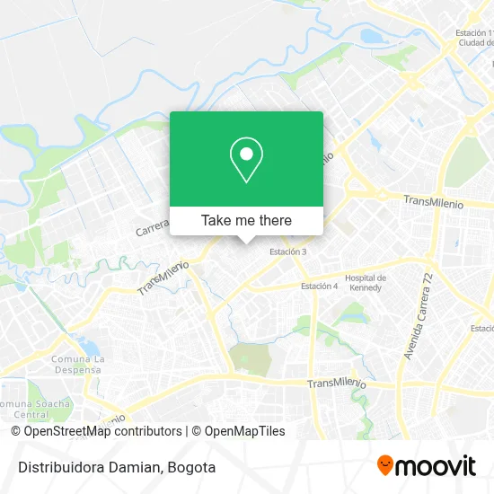 Distribuidora Damian map
