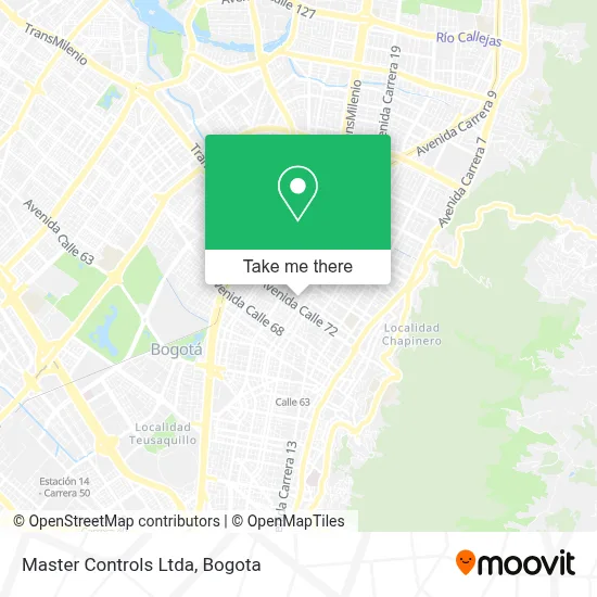 Master Controls Ltda map