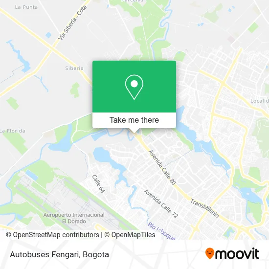Autobuses Fengari map