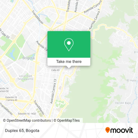 Duplex 65 map