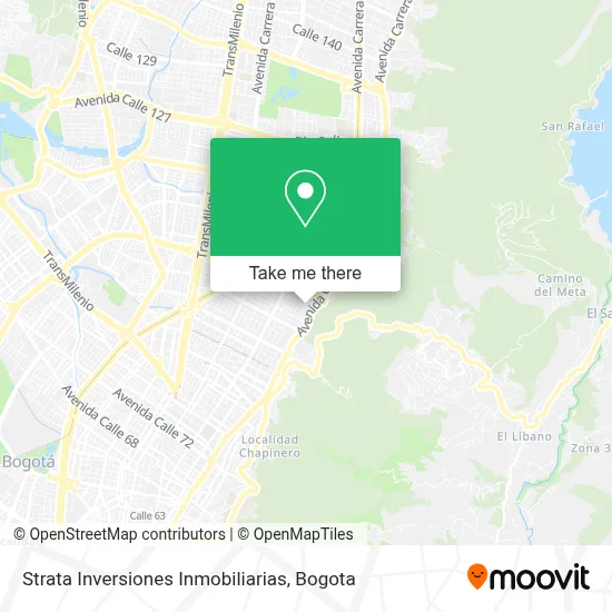 Strata Inversiones Inmobiliarias map