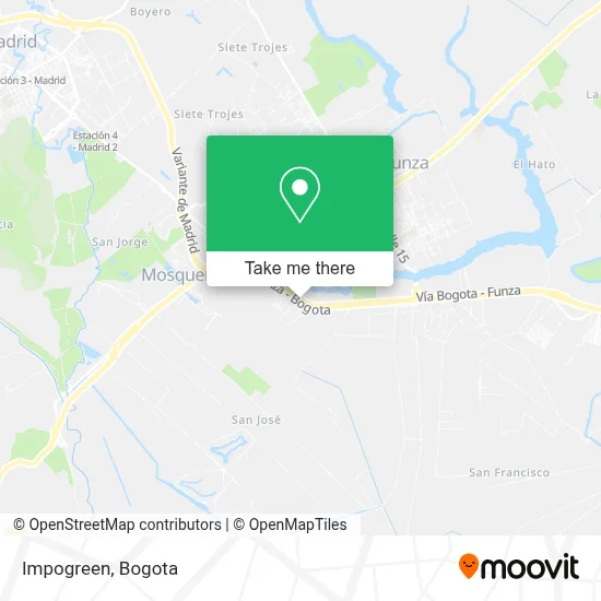 Impogreen map