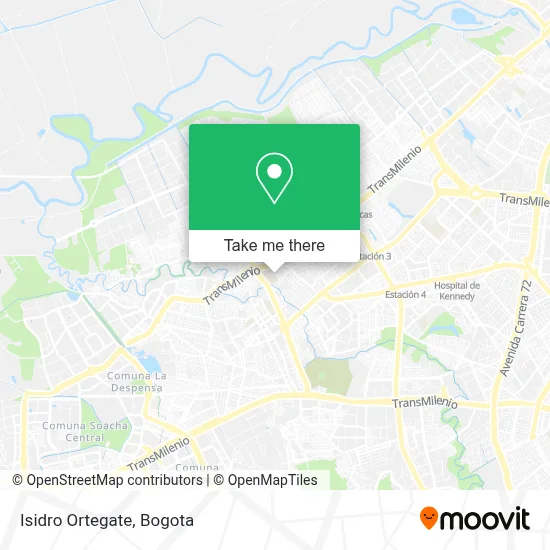 Isidro Ortegate map