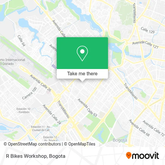 R Bikes Workshop map
