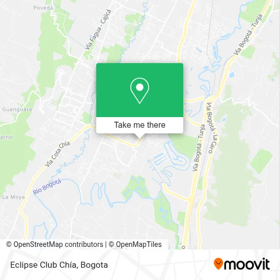 Eclipse Club Chía map